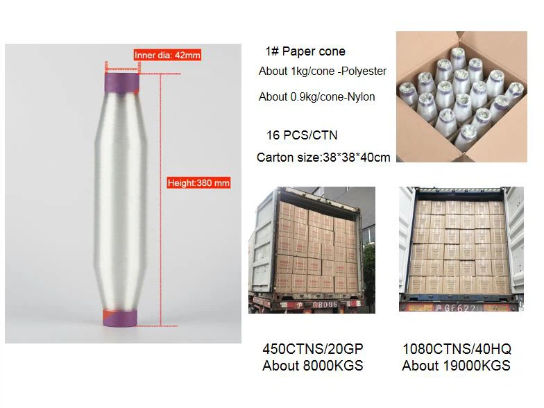 1 Paper bobbin package 1 Paper bobbin package